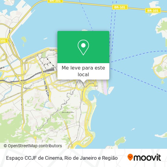 Espaço CCJF de Cinema mapa