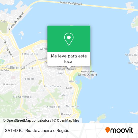 SATED RJ mapa