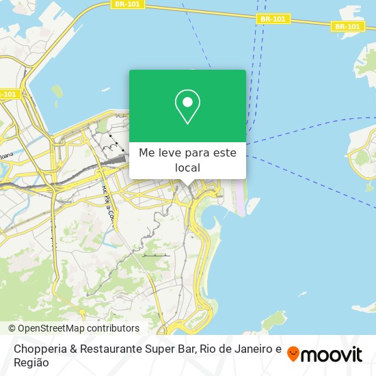 Chopperia & Restaurante Super Bar mapa