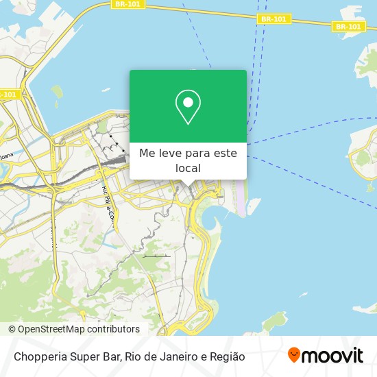 Chopperia Super Bar mapa