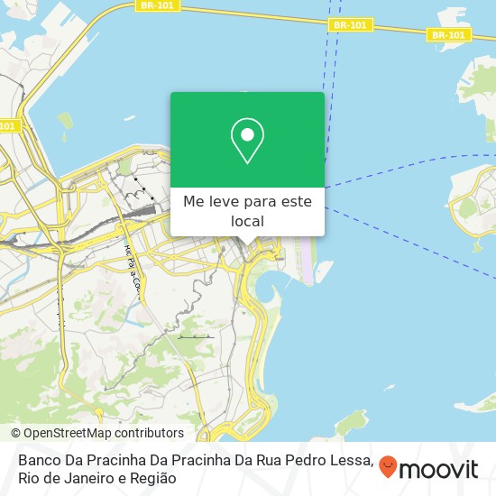 Banco Da Pracinha Da Pracinha Da Rua Pedro Lessa mapa