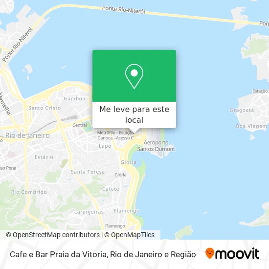 Cafe e Bar Praia da Vitoria mapa