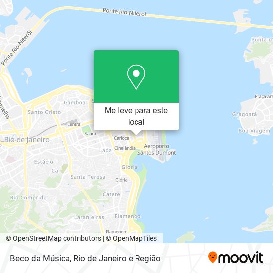 Beco da Música mapa