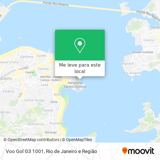 Voo Gol G3 1001 mapa