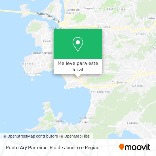 Ponto Ary Parreiras mapa