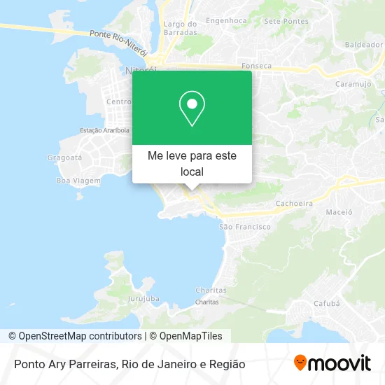 Ponto Ary Parreiras mapa