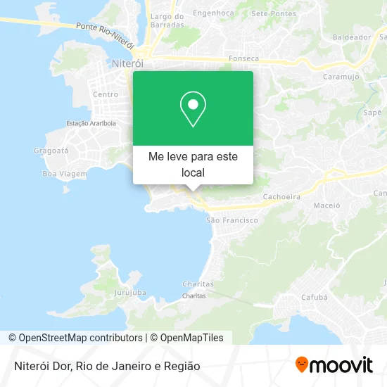 Niterói Dor mapa