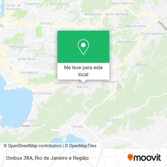 Onibus 38A mapa