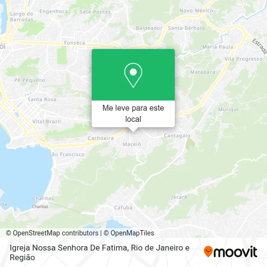 Igreja Nossa Senhora De Fatima mapa