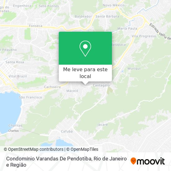 Condomínio Varandas De Pendotiba mapa