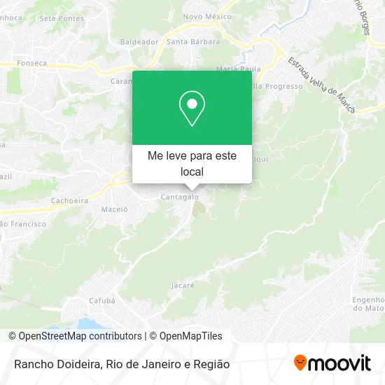 Rancho Doideira mapa