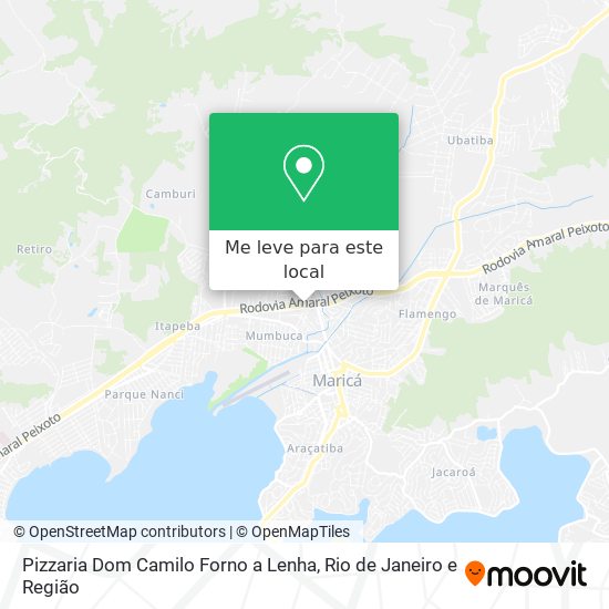Pizzaria Dom Camilo Forno a Lenha mapa