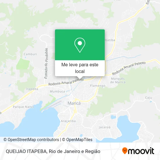 QUEIJAO ITAPEBA mapa