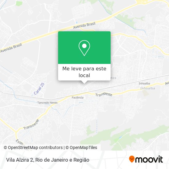 Vila Alzira 2 mapa