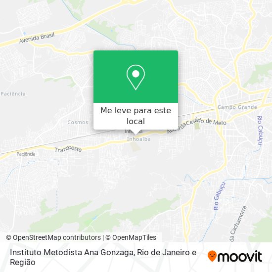 Instituto Metodista Ana Gonzaga mapa