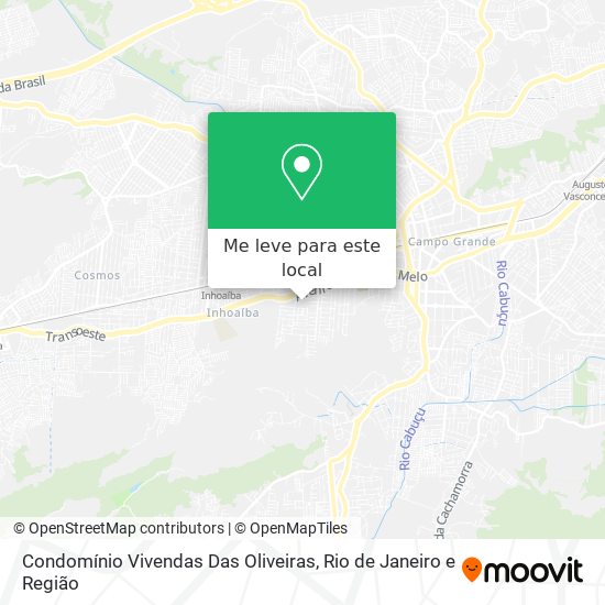 Condomínio Vivendas Das Oliveiras mapa