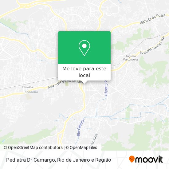 Pediatra Dr Camargo mapa