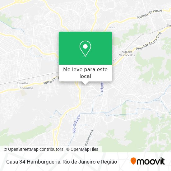Casa 34 Hamburgueria mapa