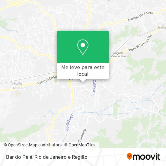 Bar do Pelé mapa