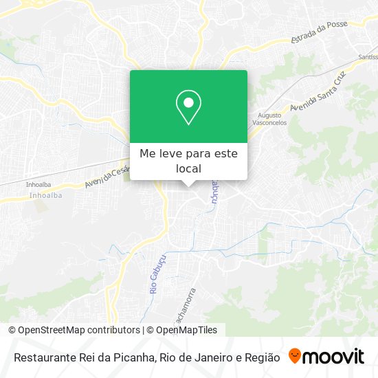 Restaurante Rei da Picanha mapa