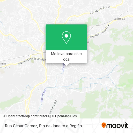 Rua César Garcez mapa