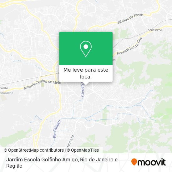 Jardim Escola Golfinho Amigo mapa