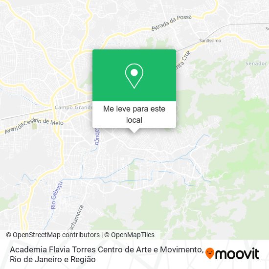 Academia Flavia Torres Centro de Arte e Movimento mapa