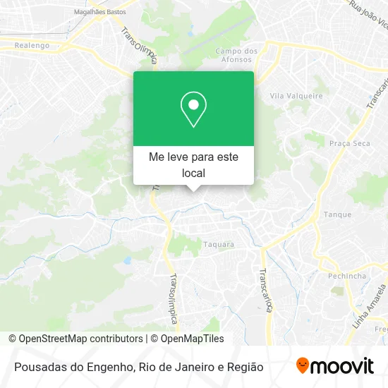 Pousadas do Engenho mapa