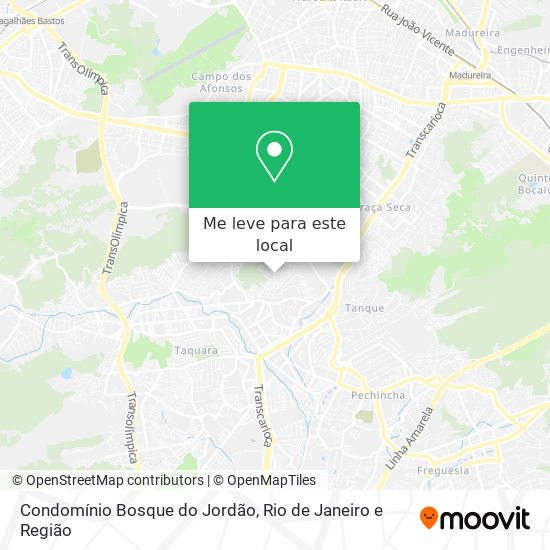 Condomínio Bosque do Jordão mapa