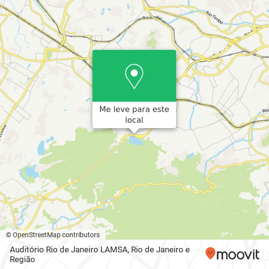 Auditório Rio de Janeiro LAMSA mapa