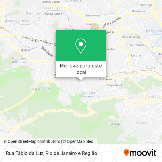Rua Fábio da Luz mapa
