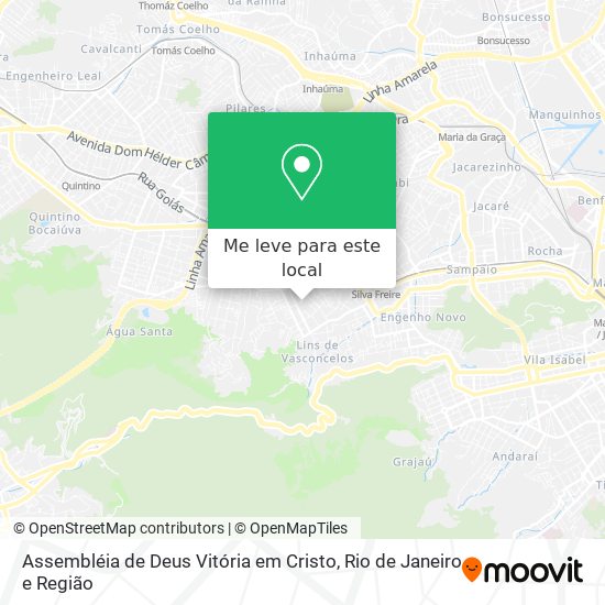 Assembléia de Deus Vitória em Cristo mapa