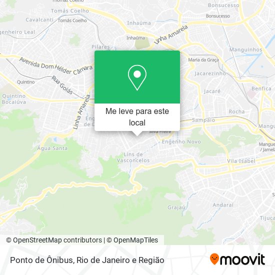 Ponto de Ônibus mapa