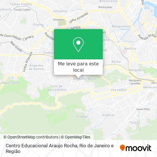 Centro Educacional Araujo Rocha mapa