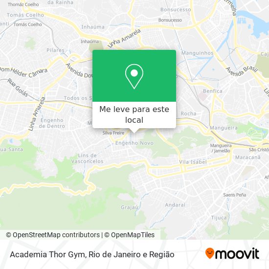 Academia Thor Gym mapa