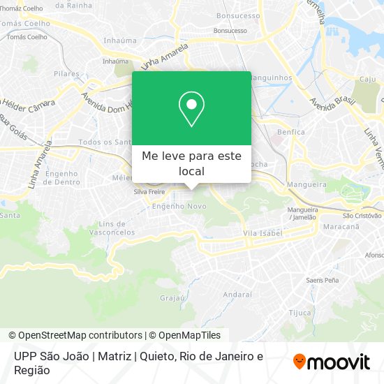 UPP São João | Matriz | Quieto mapa