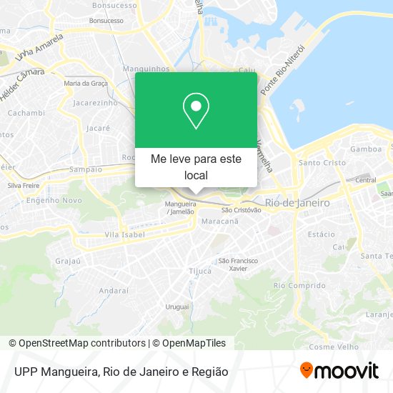 UPP Mangueira mapa