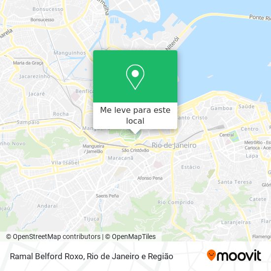 Ramal Belford Roxo mapa