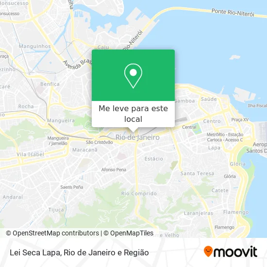 Lei Seca Lapa mapa