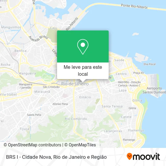 BRS I - Cidade Nova mapa
