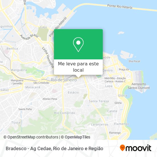 Bradesco - Ag Cedae mapa