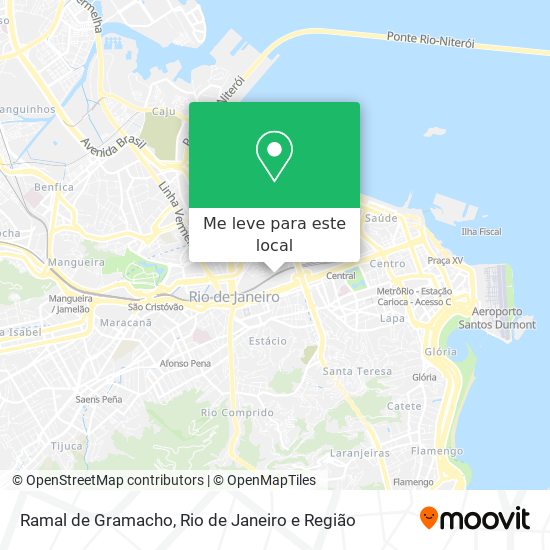Ramal de Gramacho mapa