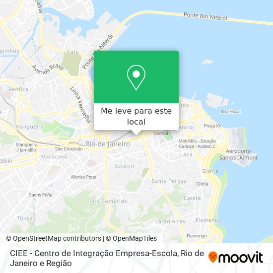 CIEE - Centro de Integração Empresa-Escola mapa