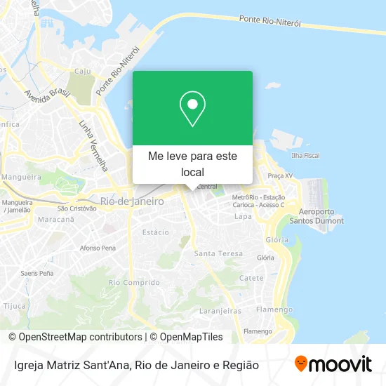 Igreja Matriz Sant'Ana mapa