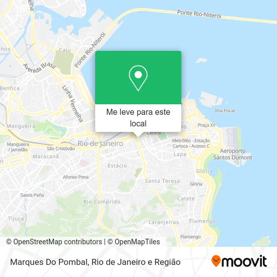Marques Do Pombal mapa