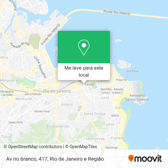 Av rio branco, 417 mapa