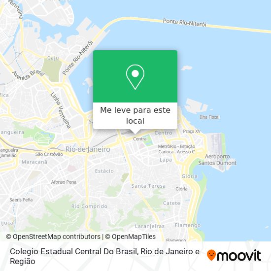 Colegio Estadual Central Do Brasil mapa