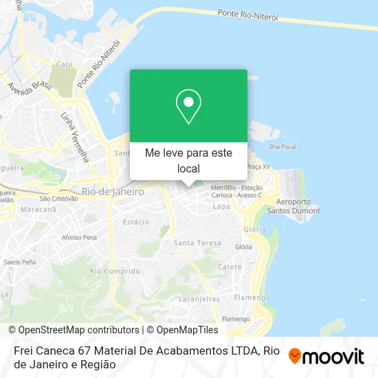 Frei Caneca 67 Material De Acabamentos LTDA mapa