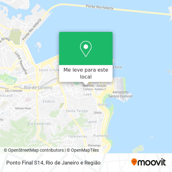 Ponto Final S14 mapa