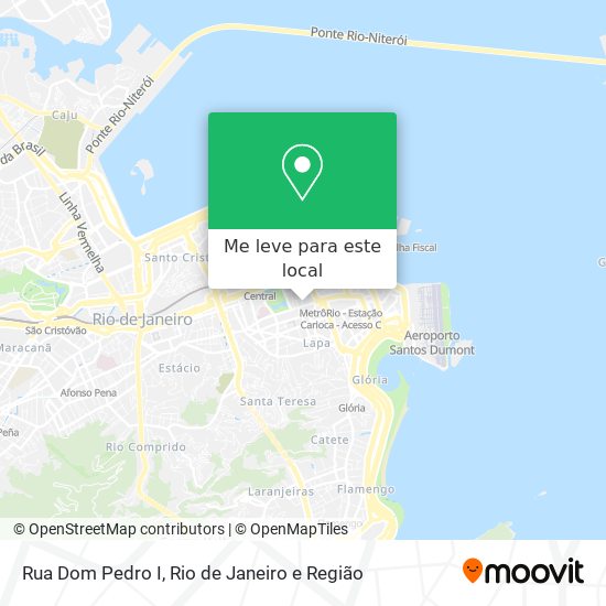 Rua Dom Pedro I mapa